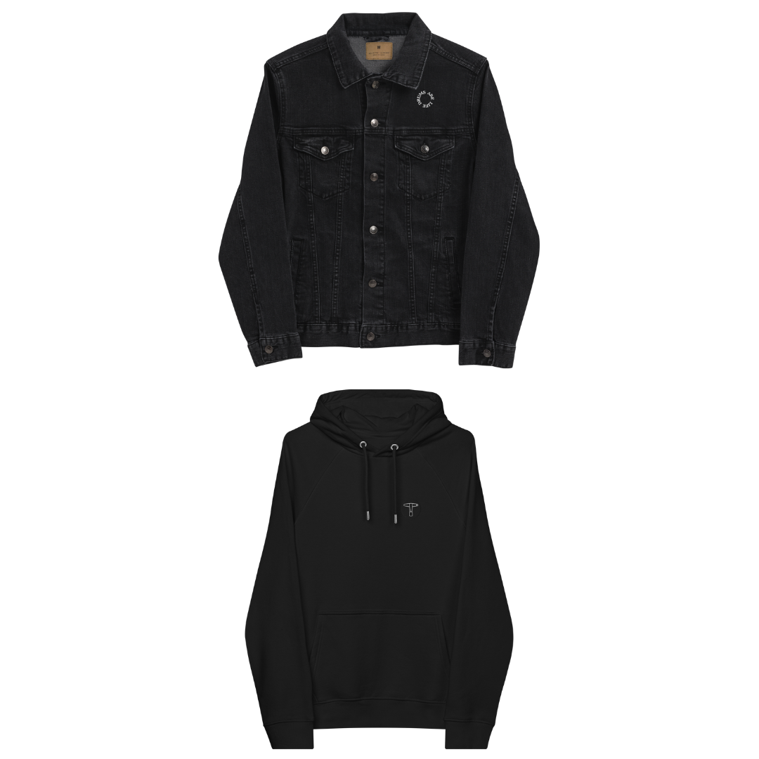 Winter and Fall Are Life - Denim Jacket + Hoodie
