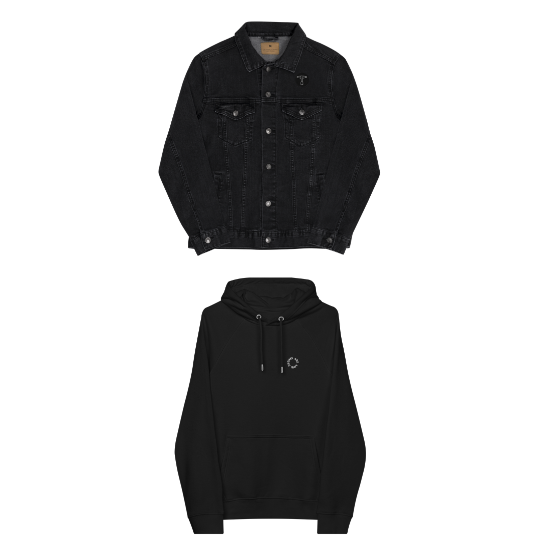 Winter and Fall Are Life - Denim Jacket + Hoodie