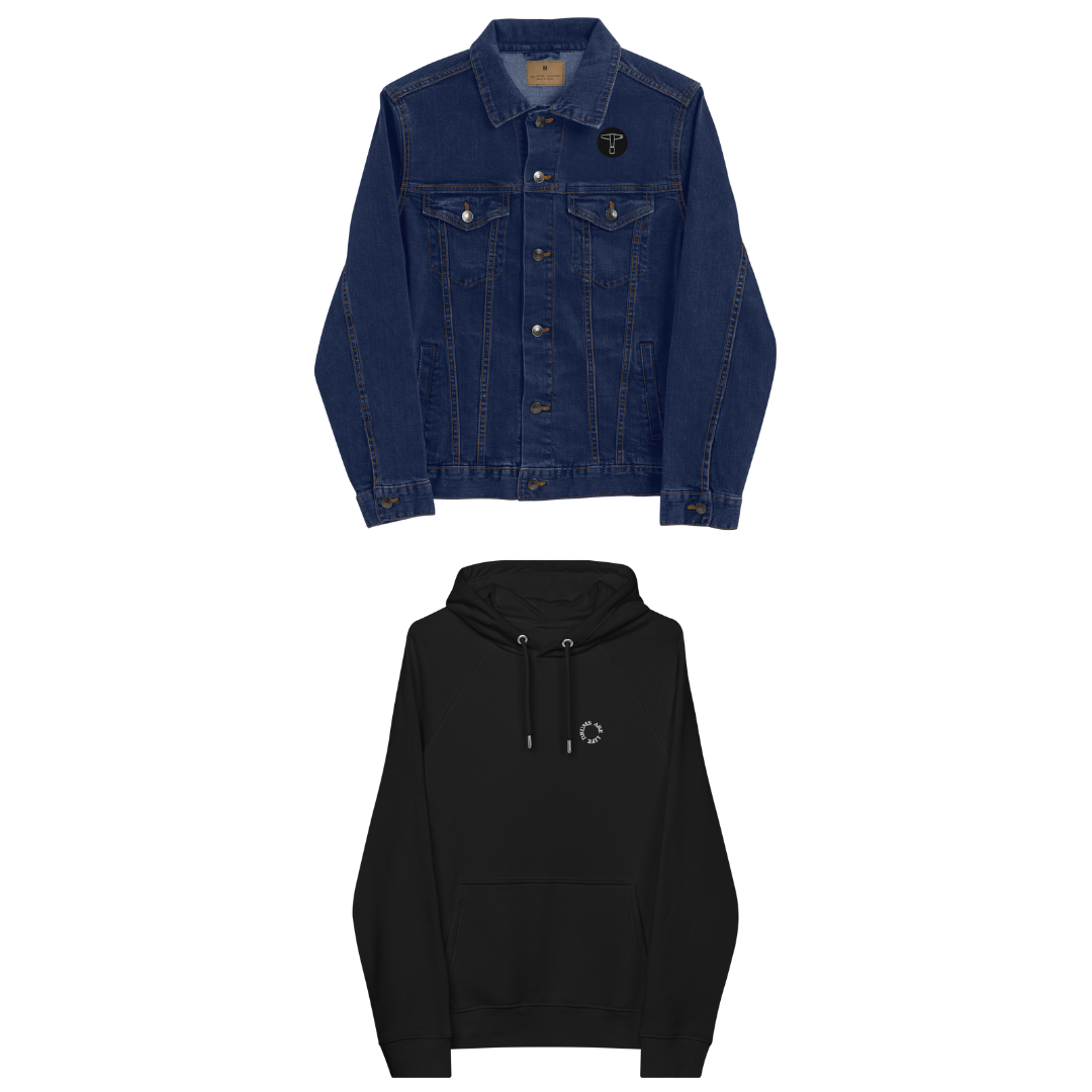 Winter and Fall Are Life - Denim Jacket + Hoodie