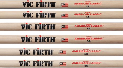 What do letters and numbers in drumsticks mean?