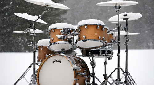 What happens if I play drums in very cold conditions?