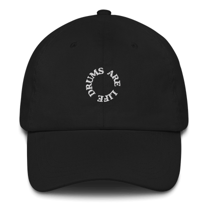 Drums Are Life Embroidered Dad Hat