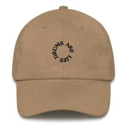 Drums Are Life Embroidered Dad Hat