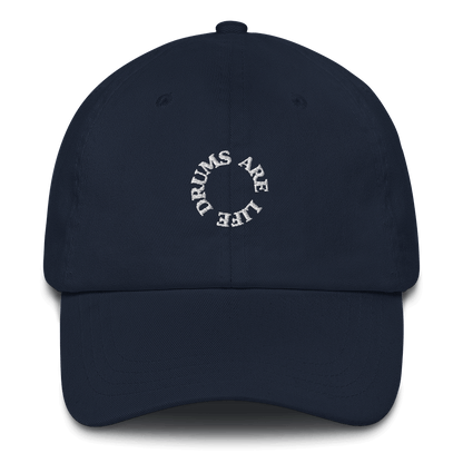 Drums Are Life Embroidered Dad Hat