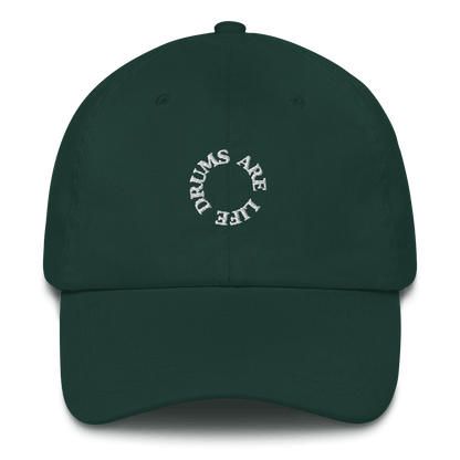 Drums Are Life Embroidered Dad Hat