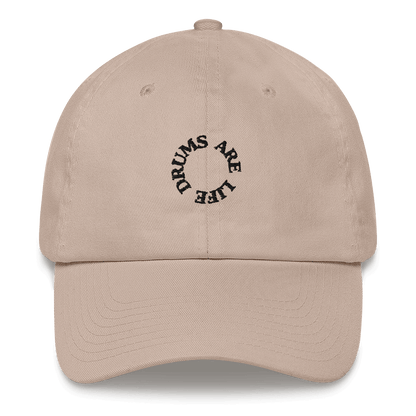 Drums Are Life Embroidered Dad Hat