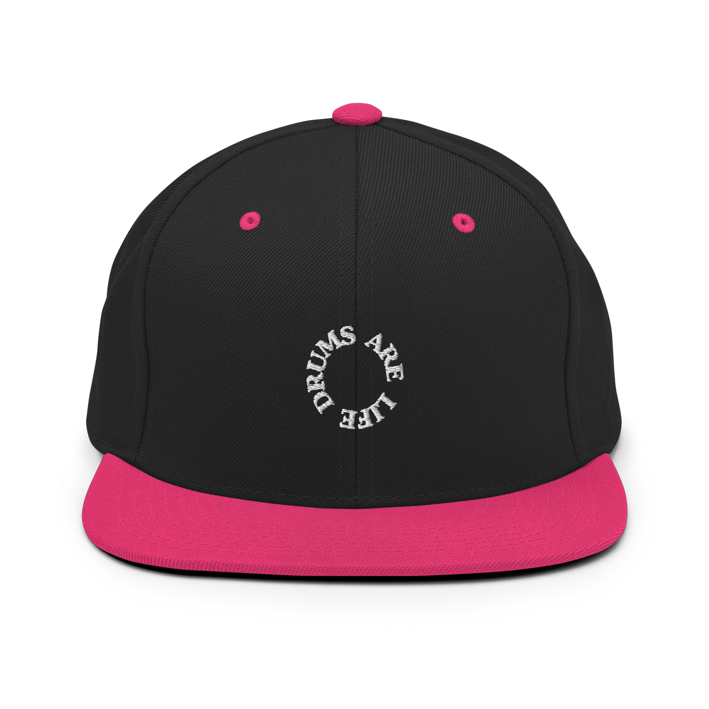 Drums Are Life Embroidered Snapback Hat