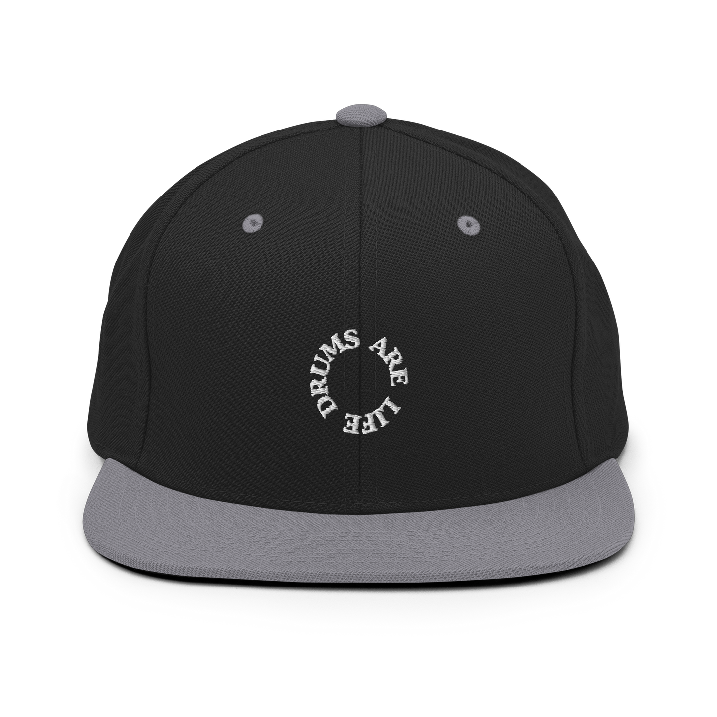 Drums Are Life Embroidered Snapback Hat