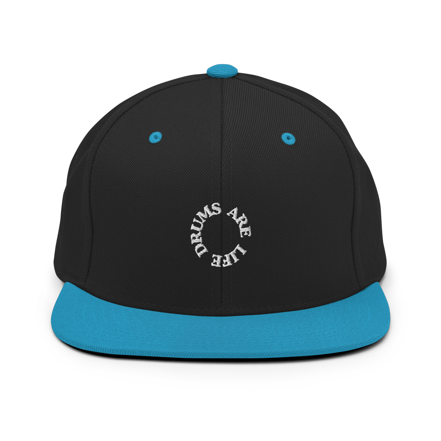 Drums Are Life Embroidered Snapback Hat