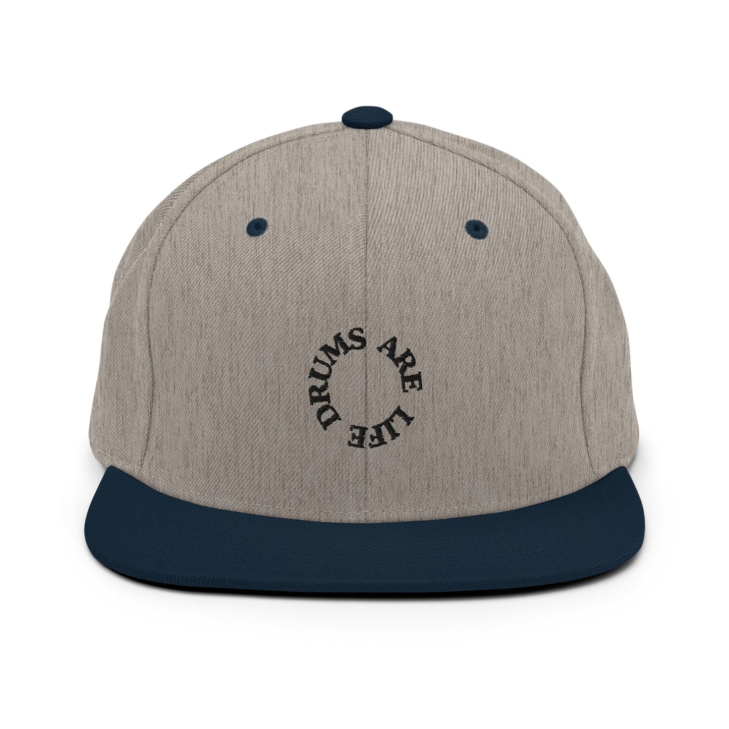 Drums Are Life Embroidered Snapback Hat