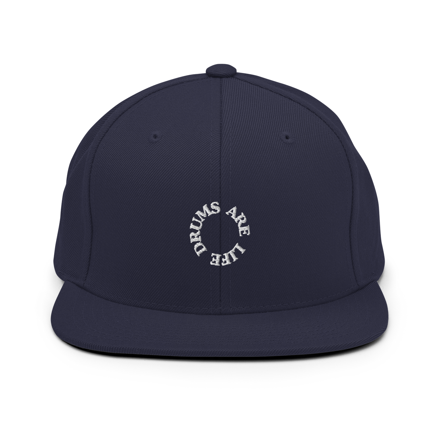 Drums Are Life Embroidered Snapback Hat