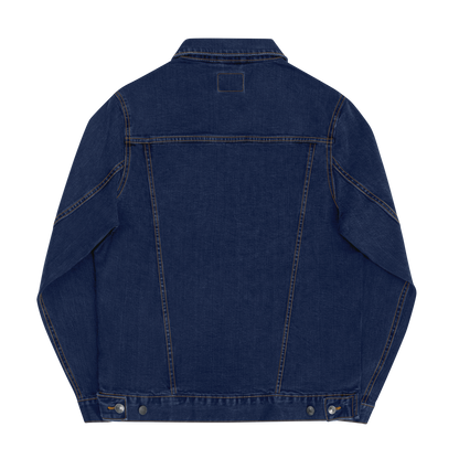 Embroidered Drum Key Unisex Denim Jacket